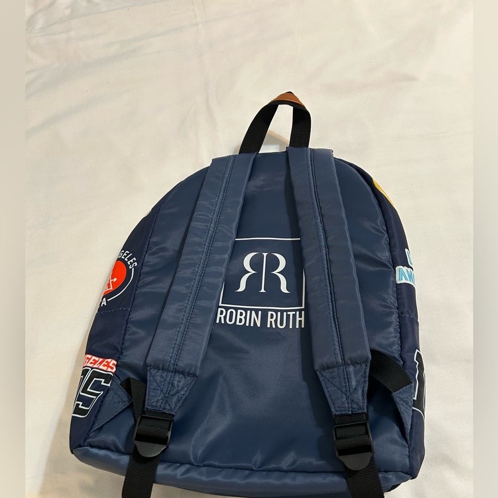 Robin Ruth Los Angeles Backpack - Navy and Multicolor - Picture 2 of 6